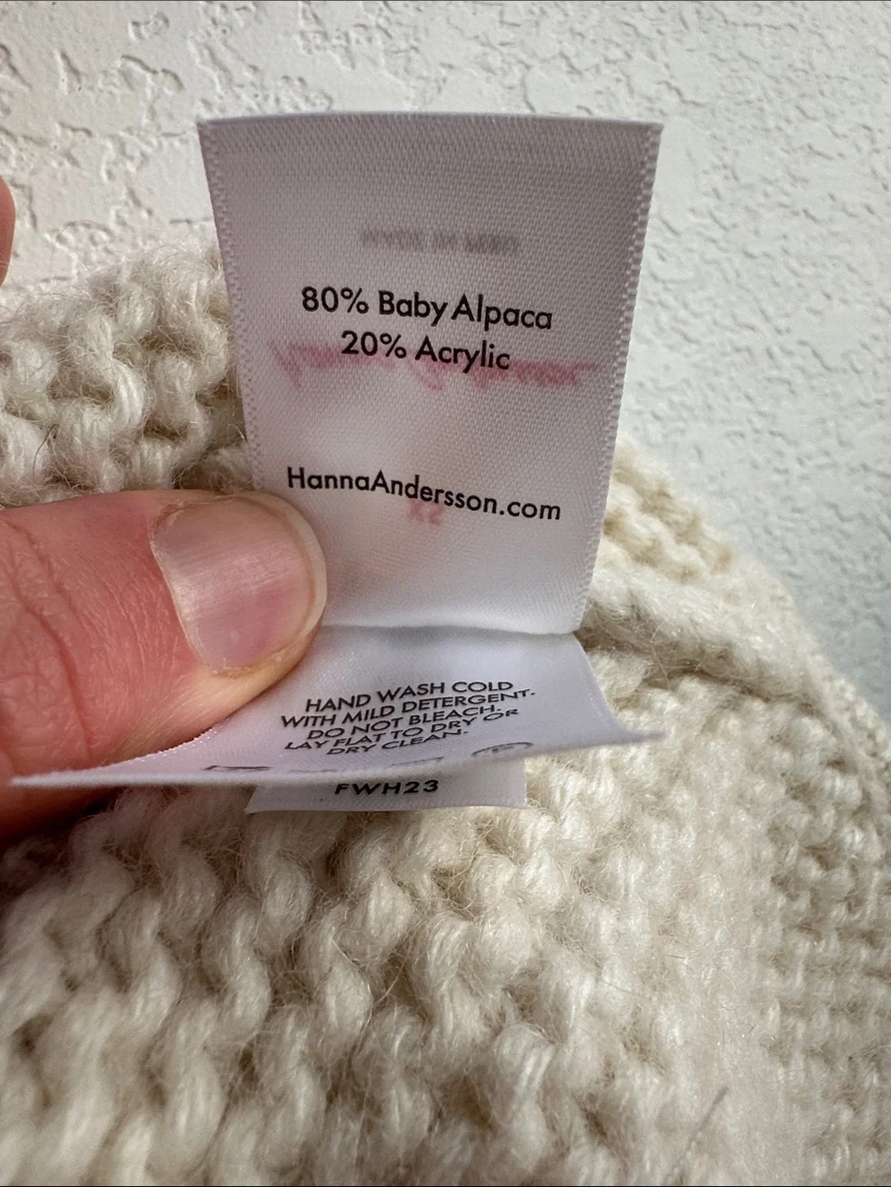Hanna Andersson Baby Alpaca Blend Bonnet